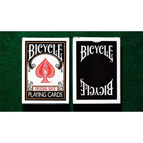 Bicycle Insignia Back (Black) Playing Cards von SOLOMAGIA