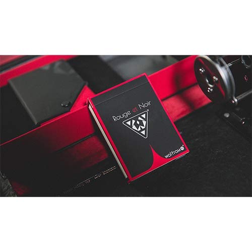 Limited Edition Wolfram V2 Rouge et Noir Playing Cards Collection Set von SOLOMAGIA