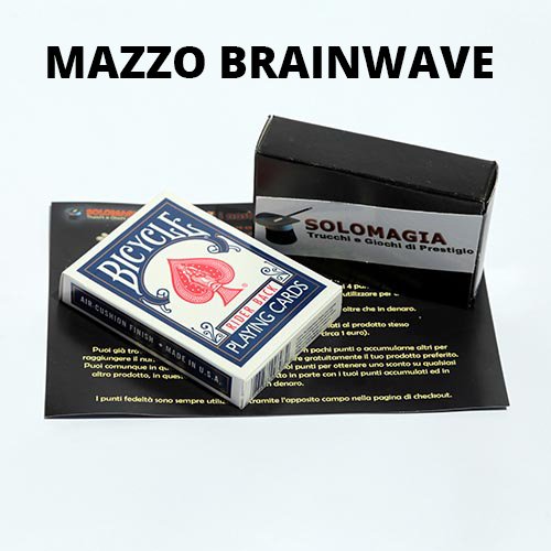SOLOMAGIA Brainwave Deck - (Pro Quality Bicycle Cards Edition) - Blue Box - Bicycle Tricks - Zaubertricks und Magie von SOLOMAGIA