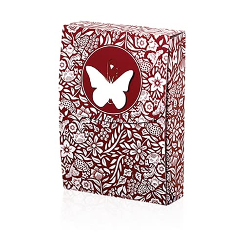 SOLOMAGIA Butterfly Playing Cards Marked (Red) 3rd Edition by Ondrej Psenicka von SOLOMAGIA