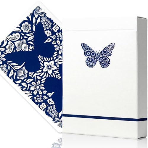 Butterfly Worker Marked Playing Cards (Blue) by Ondrej Psenicka von SOLOMAGIA
