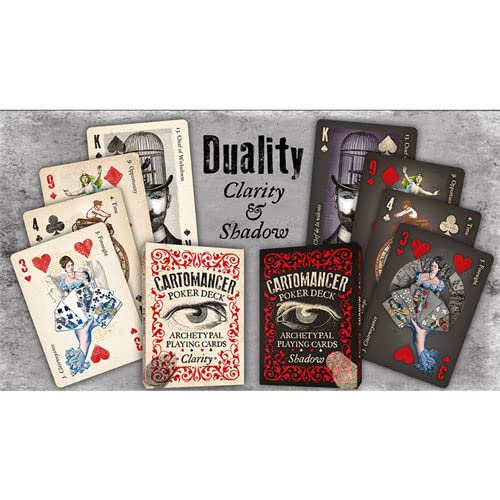 SOLOMAGIA Cartomancer Clarity Classic (with Booklet) Playing Cards von SOLOMAGIA