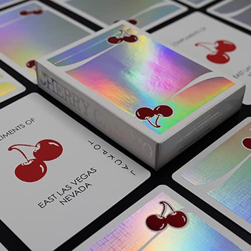 SOLOMAGIA Cherry Casino Sands Mirage (Holographic) Playing Cards von SOLOMAGIA