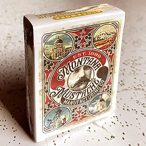Clockwork: Montana Mustache Manufacturing Co. Playing Cards by fig. 23 von SOLOMAGIA