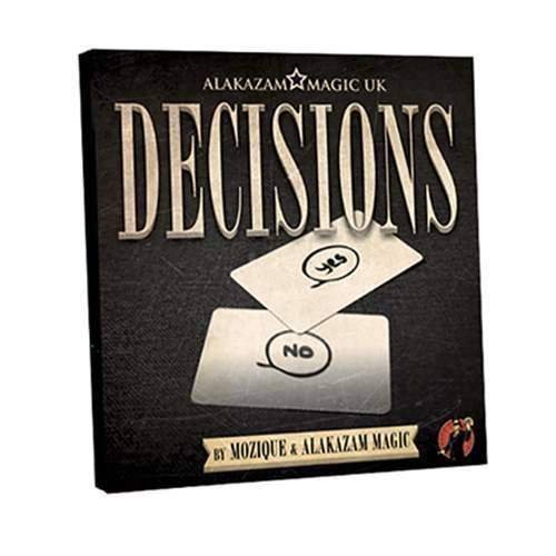 SOLOMAGIA Decisions Yes/No Edition (DVD and Gimmick) by Mozique - Anweisungsbuch und DVD - Zaubertricks und Props von SOLOMAGIA