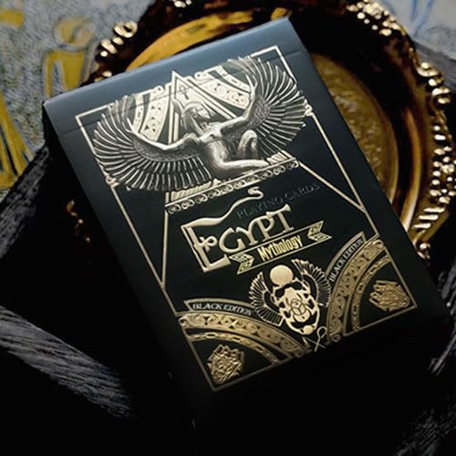 SOLOMAGIA Egypt Mythology Black Edition (Pharaoh, Dark Gray) Playing Cards von SOLOMAGIA