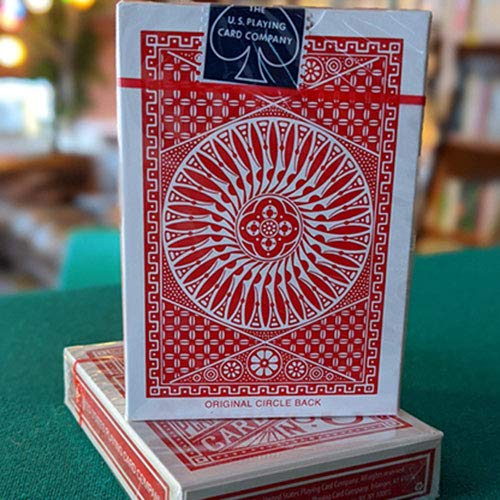 SOLOMAGIA Experts Thin Crushed Tally Ho Circle Back (Red) Playing Cards von SOLOMAGIA