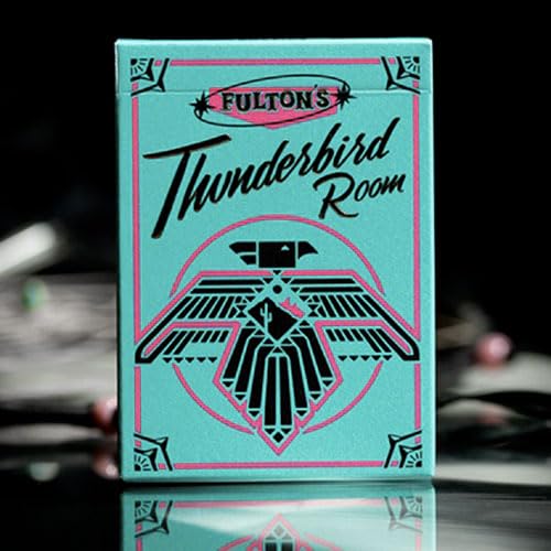 SOLOMAGIA FULTON'S Thunderbird Room Turquoise Edition Playing Cards SOLOMAGIA FULTON'S Thunderbird Room Turquoise Edition Playing Cards von SOLOMAGIA
