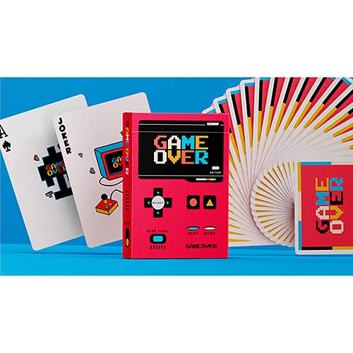 SOLOMAGIA Game Over Red Playing Cards by Gemini von SOLOMAGIA