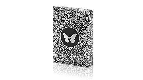 SOLOMAGIA Limited Edition Butterfly Playing Cards (Black and Silver) by Ondrej Psenicka von SOLOMAGIA