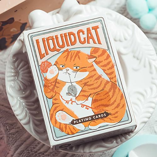 SOLOMAGIA Liquid Cat Playing Cards by 808 Magic and Bacon Playing Card von SOLOMAGIA
