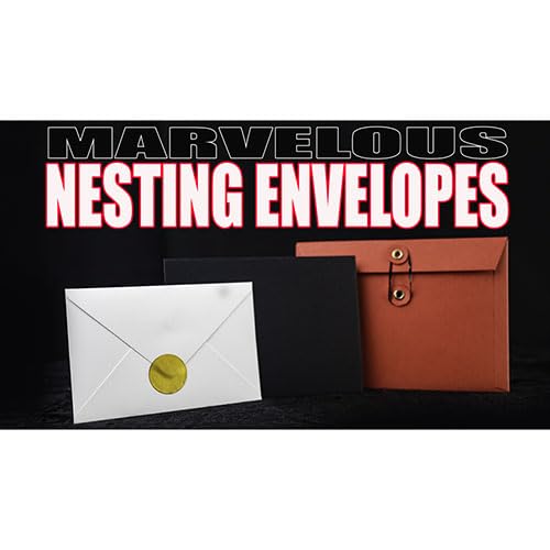 SOLOMAGIA Marvelous Nesting Envelopes (Gimmicks and Online Instructions) by Matthew Wright von SOLOMAGIA