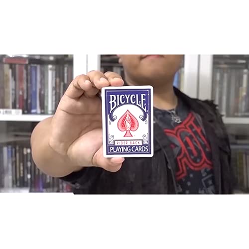 SOLOMAGIA Modern Flap Card to Box (Blue) by UZ Hsieh - Tricks with Cards - Zaubertricks und Props von SOLOMAGIA