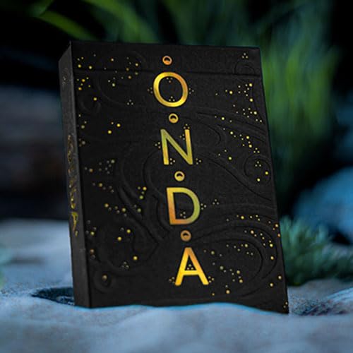 SOLOMAGIA ONDA V2 (Black and Gold) by Jocu Playing Cards von SOLOMAGIA
