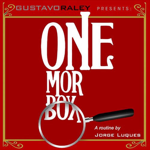 SOLOMAGIA ONE More Box RED (Gimmicks and Online Instructions) by Gustavo Raley von SOLOMAGIA