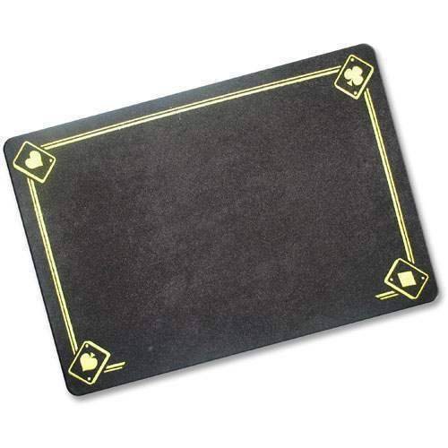 SOLOMAGIA Professional Close Up Pad with Printed Aces (Black) - 58 cm x 40 cm - Kleine Close-Up Teppiche - Zaubertricks und Props von SOLOMAGIA