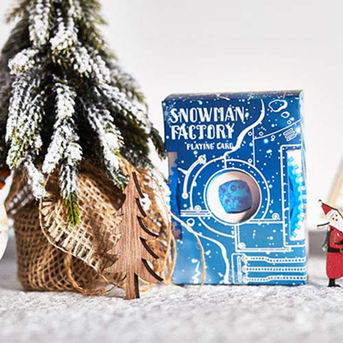 SOLOMAGIA Snowman Factory Playing Cards by Bocopo von SOLOMAGIA
