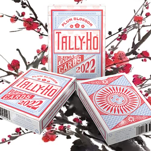 SOLOMAGIA Tally-Ho Plum Blossom Playing Cards von SOLOMAGIA
