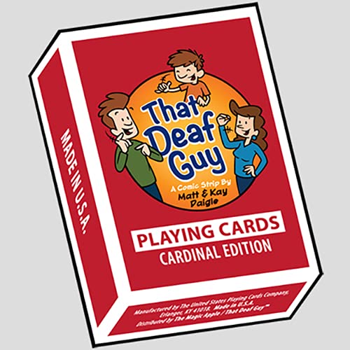 SOLOMAGIA That Deaf Guy RED Cardinal Edition Playing Cards von SOLOMAGIA