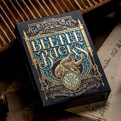 SOLOMAGIA The Beetle Backs (Cobalt Edition) Playing Cards von SOLOMAGIA