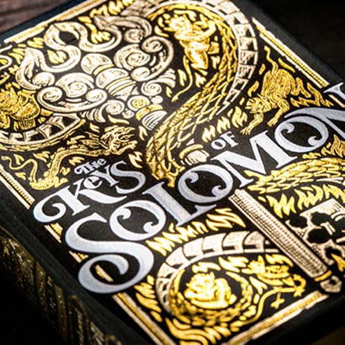 SOLOMAGIA The Keys of Solomon: Golden Grimoire Playing Cards by Riffle Shuffle von SOLOMAGIA