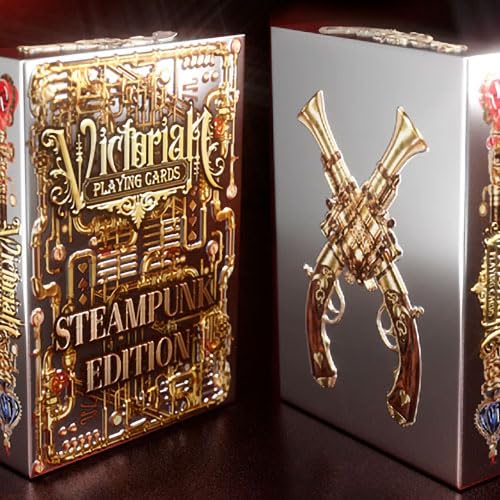 SOLOMAGIA Victorian Steampunk (Silver) Playing Cards von SOLOMAGIA