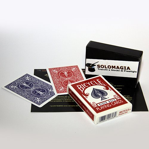 Spielkarten Bicycle Gaff Cards - Doppelte Rückseite blau/rot - Kartenspiel - Zaubertricks und Magie von SOLOMAGIA