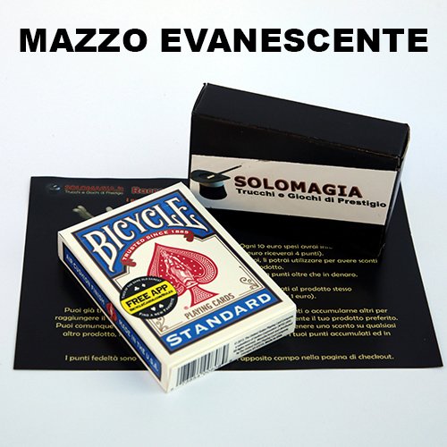Spielkarten Bicycle - verschwommene Karten - Blue Back - Bicycle Tricks - Zaubertricks und Magie von SOLOMAGIA