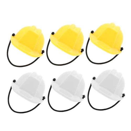 6 Stück Teiliges Mini Sicherheitshelme Realistische Bauhelm Dekoration für Puppen Modelle für Partys und Bastelprojekte 6 Stück Teiliges Mini Sicherheitshelme Realistische Bauhelm Dekoration für Puppen Modelle für Partys und Bastelprojekte von SOLUSTRE