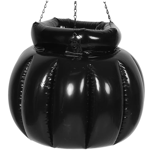 Aufblasbarer Halloween Getränkekühler Inflatable Cauldron Pot für Wasser und Bier Praktischer Eiskübel für Gartenpartys Camping und Halloween Dekorationen von SOLUSTRE