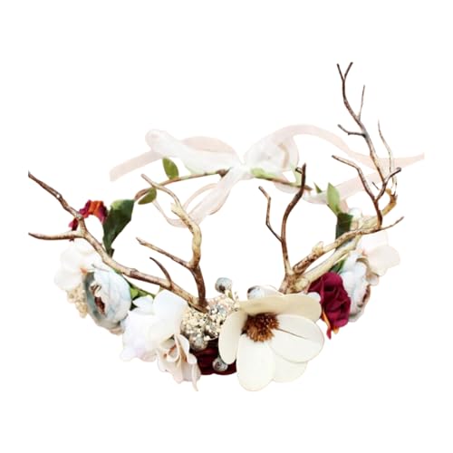 Geweih Haarreif Künstliche Blumen Zweige: Kopfschmuck mit Beleuchtung Baumzweige Haarband Halloween Weihnachten Kostüm Zubehör Karneval Fasching Party Cosplay Foto Requisiten verkleidung waldfee Geweih Haarreif Künstliche Blumen Zweige: Kopfschmuck mit Beleuchtung Baumzweige Haarband Halloween Weihnachten Kostüm Zubehör Karneval Fasching Party Cosplay Foto Requisiten verkleidung waldfee von SOLUSTRE