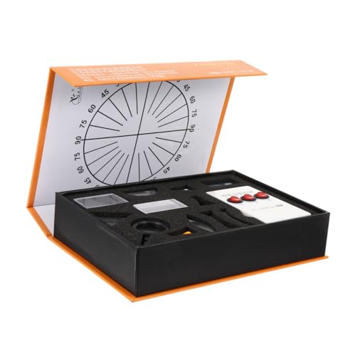 SOLUSTRE 1 Optischer Experimentierkasten Konvexlinse Physikalische Optik Demonstrator Licht Konkavlinse Konkavspiegel Universal Objektivdeckel Prismen Experimentallinse Prismenbrille von SOLUSTRE