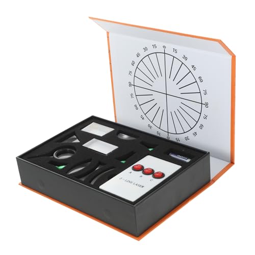 SOLUSTRE 1 Optischer Experimentierkasten konvex konkaver Spiegel Optik prism physik experimente physisches optisches Kit naturwissenschaftliche Bildung für optische Glas von SOLUSTRE
