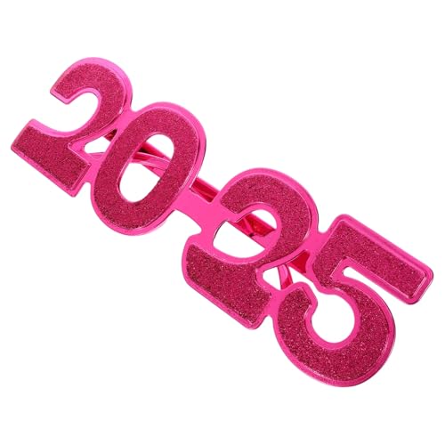 SOLUSTRE 1 Paar Pulvergläser elektroplierend Neuheitsbrille 2025 Brillen für das neue Jahr 2025 Brillengestell mit Zahlen rahmen Neujahrsvorräte Party -Requisiten Stk Rosy SOLUSTRE 1 Paar Pulvergläser elektroplierend Neuheitsbrille 2025 Brillen für das neue Jahr 2025 Brillengestell mit Zahlen rahmen Neujahrsvorräte Party -Requisiten Stk Rosy von SOLUSTRE