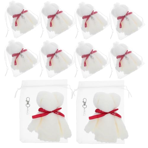 SOLUSTRE 1 Satz Bären Sie Handtuchschlüsselkette Taufaufsätze Für Tische Gastgeschenke Zur Taufe Taufschmuck Für Jungen Tischdekoration Zur Taufe Süße Bären-schlüsselanhänger Gittergewebe SOLUSTRE 1 Satz Bären Sie Handtuchschlüsselkette Taufaufsätze Für Tische Gastgeschenke Zur Taufe Taufschmuck Für Jungen Tischdekoration Zur Taufe Süße Bären-schlüsselanhänger Gittergewebe von SOLUSTRE
