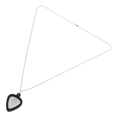 SOLUSTRE 1 Satz Gitarren-pick-halskette Plektrum Anhänger Gitarrenplektren Musikschmuck Halter Für Gitarrenpickel Gitarrenzubehör Für Männer Plektrumhalter Für E-gitarre Black Kieselgel SOLUSTRE 1 Satz Gitarren-pick-halskette Plektrum Anhänger Gitarrenplektren Musikschmuck Halter Für Gitarrenpickel Gitarrenzubehör Für Männer Plektrumhalter Für E-gitarre Black Kieselgel von SOLUSTRE