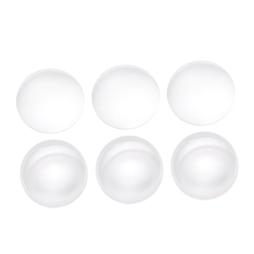 SOLUSTRE 6stücke Doppelt Konvexe Glaslinse Mit Brennweite Optische Für Experimente Laboren Kunst Und Fotografie von SOLUSTRE