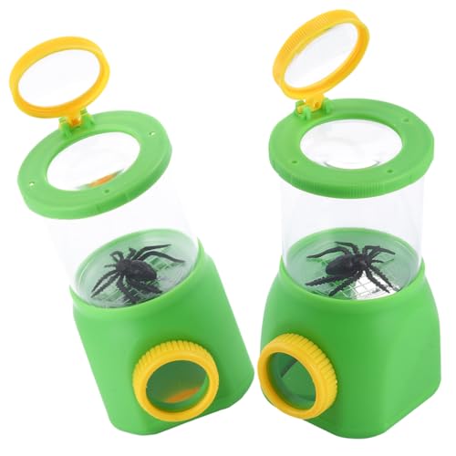 SOLUSTRE 2-teiliges Lupen-beobachtungsbox-set Für Jungen Und Mädchen Box-catcher-tool-kit Für Jungen Und Mädchen Zur Erkundung Im Freien SOLUSTRE 2-teiliges Lupen-beobachtungsbox-set Für Jungen Und Mädchen Box-catcher-tool-kit Für Jungen Und Mädchen Zur Erkundung Im Freien von SOLUSTRE