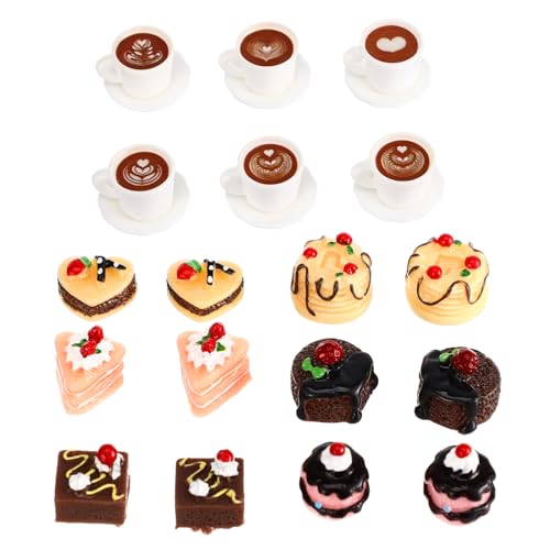 SOLUSTRE 1 Satz Kuchendekorationen zum Essen und Miniaturen Puppenhaus Mini-Fake-Kuchen vorgeben Fälschung Tortenzubehör für Miniaturessen für Puppenhaus Harz SOLUSTRE 1 Satz Kuchendekorationen zum Essen und Miniaturen Puppenhaus Mini-Fake-Kuchen vorgeben Fälschung Tortenzubehör für Miniaturessen für Puppenhaus Harz von SOLUSTRE