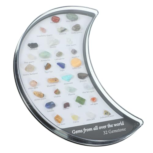 SOLUSTRE 1 Satz Natürliches Erz Kristalle Und Edelsteine Becher Geode Mondstein Zahlenperlen Bausatz Felsen Amethyst Desktop- Aus Stein Schreibtischdekoration Naturstein SOLUSTRE 1 Satz Natürliches Erz Kristalle Und Edelsteine Becher Geode Mondstein Zahlenperlen Bausatz Felsen Amethyst Desktop- Aus Stein Schreibtischdekoration Naturstein von SOLUSTRE