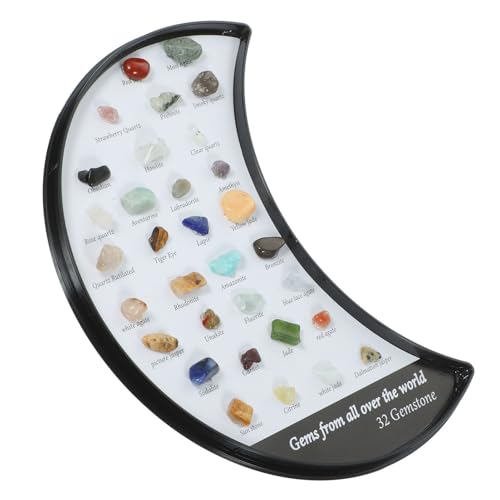 SOLUSTRE 1 Satz Natürliches Erz Zahlenperlen Edelsteine Mondstein Steinbecher Felsen Amethyst Geode Bausatz Probe Von Mineralsteinen Lernen Schreibtischdekoration Naturstein SOLUSTRE 1 Satz Natürliches Erz Zahlenperlen Edelsteine Mondstein Steinbecher Felsen Amethyst Geode Bausatz Probe Von Mineralsteinen Lernen Schreibtischdekoration Naturstein von SOLUSTRE
