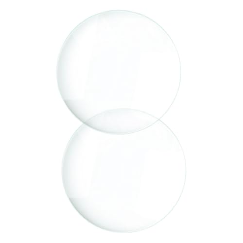 SOLUSTRE 2 Stücke Doppel Konvexen Linsen Konvexen Glas Linse Dome Für Physik Optik Experimente von SOLUSTRE