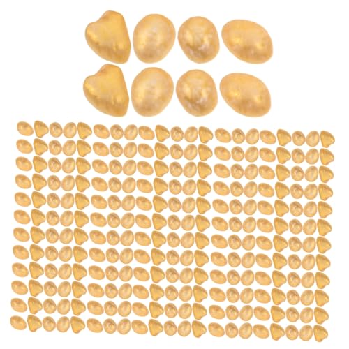 SOLUSTRE 1 Schachtel Goldene Feng Shui Reiskörner Kleine Schatzperlen für Wohlstand und Reichtum Dekorative Feng Shui für Gebetsschalen und Reichtumsgefäße Förderndes und Wohlstandszubehör von SOLUSTRE