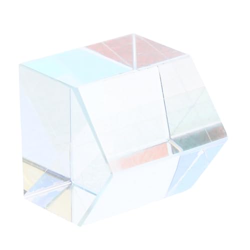 SOLUSTRE 1 Set Sonnenprisma Kleines Prisma Requisiten Fensterprisma Prismen Für Die Wissenschaft Prisma Für Sonnenfänger Farbprisma Lichter Prisma Mini Würfel Licht Prisma Garten von SOLUSTRE