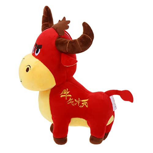 SOLUSTRE 1 Stück Kalb Puppe pummeluff Kuscheltier beschwertes Kuscheltier Kuh plüschtier Kuh Kuscheliges Kreativer Schmuck Puppenornament Puppe in Wadenform Flanell rot SOLUSTRE 1 Stück Kalb Puppe pummeluff Kuscheltier beschwertes Kuscheltier Kuh plüschtier Kuh Kuscheliges Kreativer Schmuck Puppenornament Puppe in Wadenform Flanell rot von SOLUSTRE