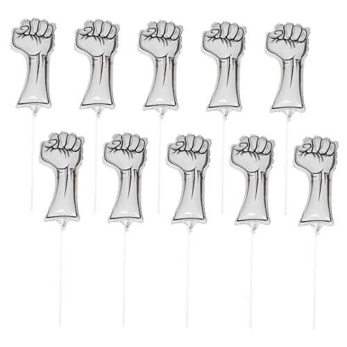 SOLUSTRE 10 Stück Aluminium-folie Sport Ballons Aufblasbare Cheerleading Sticks Leichte Lärmquelle für Sportveranstaltungen Schule Party Dekorationen SOLUSTRE 10 Stück Aluminium-folie Sport Ballons Aufblasbare Cheerleading Sticks Leichte Lärmquelle für Sportveranstaltungen Schule Party Dekorationen von SOLUSTRE