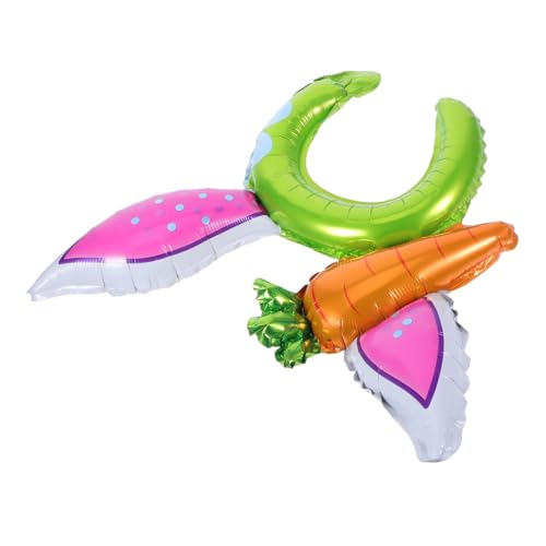 SOLUSTRE 10 Stück Aufblasbare Hasenohren Kopfbedeckung Hasenohren Haarband Hasenohren Stirnband Aus Aluminiumfolie Hasen Stirnband Kaninchenohren Haarreifen Kostüm Tier Cartoon von SOLUSTRE