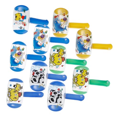 SOLUSTRE 10 Stück Aufblasbare mit Integriertem Klingelton Leichte und Bunte Kinderspielzeuge für Drinnen und Draußen Lustige Party-giveaways Zufällige Farben für Kinderspaß SOLUSTRE 10 Stück Aufblasbare mit Integriertem Klingelton Leichte und Bunte Kinderspielzeuge für Drinnen und Draußen Lustige Party-giveaways Zufällige Farben für Kinderspaß von SOLUSTRE