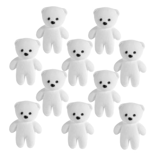 SOLUSTRE 10 Stück Bubble Bear Mini Bären Für Babyparty Bären Mini Bären Figuren Weiche Mini Bären Puppe Mini Positivbär Winzige Bären Mini Plüschtiere Schlüsselanhänger Weißer SOLUSTRE 10 Stück Bubble Bear Mini Bären Für Babyparty Bären Mini Bären Figuren Weiche Mini Bären Puppe Mini Positivbär Winzige Bären Mini Plüschtiere Schlüsselanhänger Weißer von SOLUSTRE
