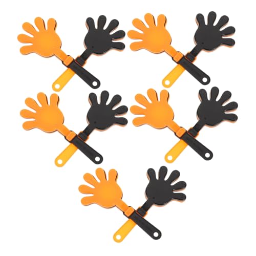 SOLUSTRE 10 Stück Handklapper aus Robustem Kunststoff Wiederverwendbare Percussion Clapper Spielzeuge mit Lautem Klappgeräusch Kinderfreundliche Party Sportevent-Lärmquelle Slapping Hands SOLUSTRE 10 Stück Handklapper aus Robustem Kunststoff Wiederverwendbare Percussion Clapper Spielzeuge mit Lautem Klappgeräusch Kinderfreundliche Party Sportevent-Lärmquelle Slapping Hands von SOLUSTRE